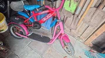 Kinderfiets en step