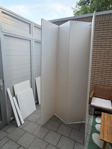 Ikea pax kast wit met waterschade