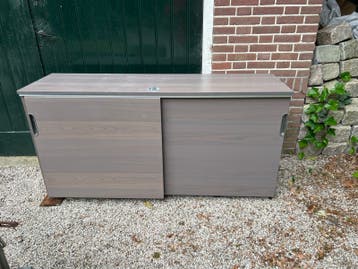 Opbergkast met schuifdeuren - 160x80,5x45 cm