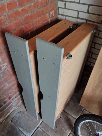 Gratis Gebruikte Houten Bedlade 2x
