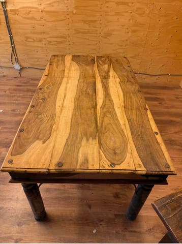 Acacia Houten Eettafel 160 cm