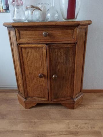 Massief houten Halkastje