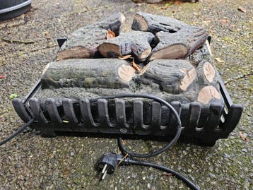Gratis amstelveen - Elektrische haard met houtblokken