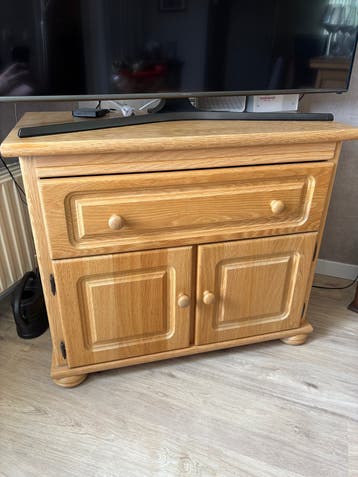 Licht eiken houten televisie meubel