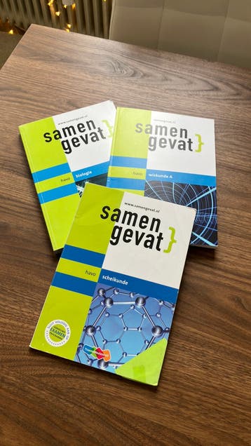 GRATIS - Samengevat HAVO Biologie, Wiskunde A, Scheikunde