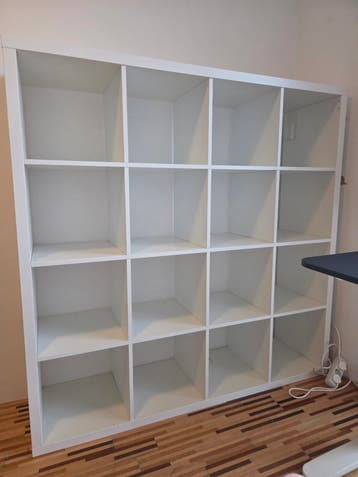Ikea Kallax 4x4 wit, goede staat