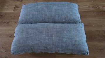 Rug kussens voor loungebank (ong 90x50x25 cm)