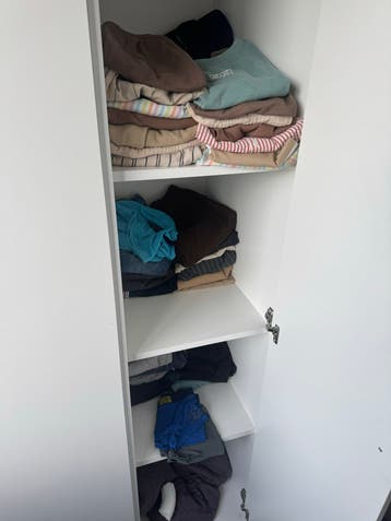 IKEA Kleppstad Kledingkast 3 deuren 117x55x176 cm