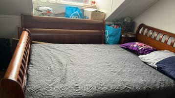 Gratis ophalen houten bed