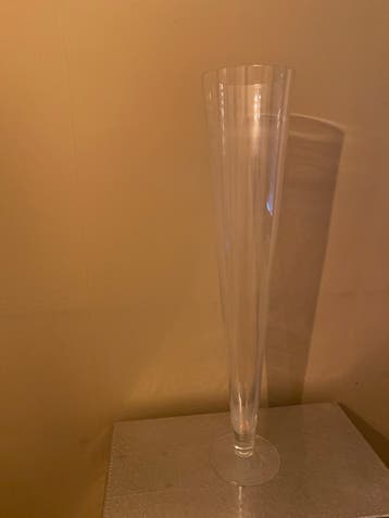 Grote glazen vaas / decoratie
