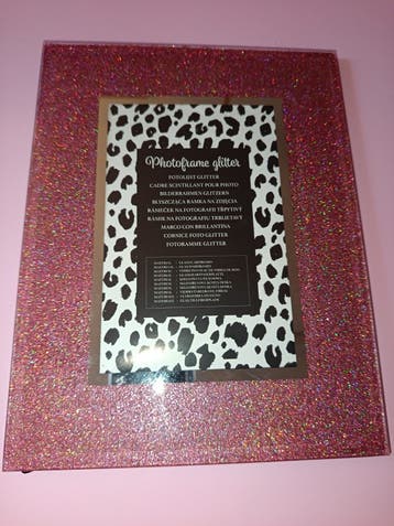 Fotolijst Nieuw glitter roze zie beschrijving