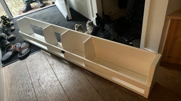 Witte plank/schap van 175 cm