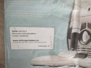 3x Nilfisk GM 200E microvezel stofzuigerzak