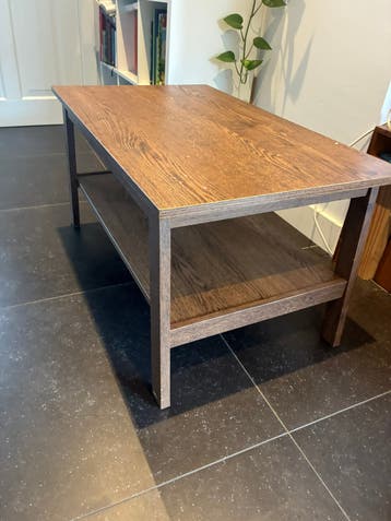 GRATIS - Ikea Lunnarp salontafel bruin
