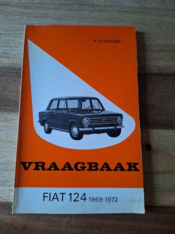 Vraagbaak FIAT 124 1969- 1972