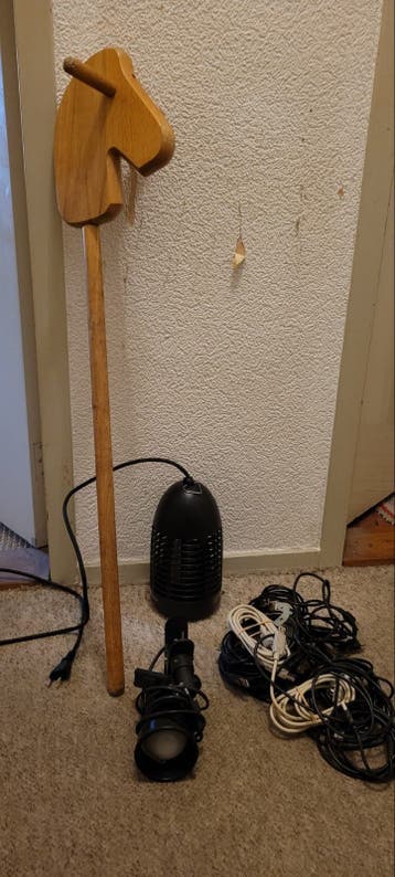 Gratis stokpaard lamp usb kabels insectenlamp