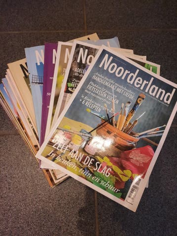 Gratis tijdschriften Noorderland, circa 20 stuks