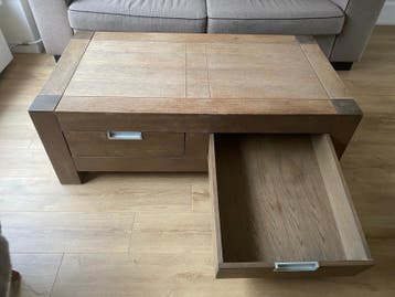 Robuuste salontafel met lades  GRATIS OPHALEN!!