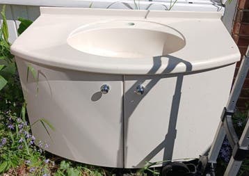 wasbak met kast Gratis ophalen