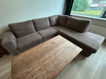 Hoekbank met ligdeel