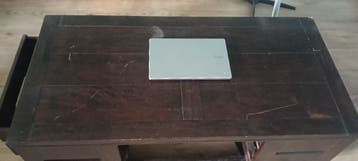 Zware houten kist, salontafel tvmeubel
