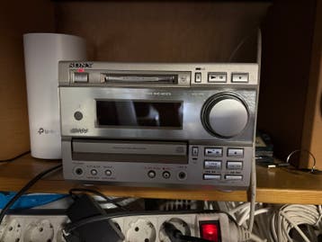 Gratis: Sony Hifi-set MD-speler, CD-speler, en Speakers