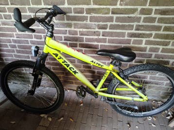 Altec Attack 24 inch kinderfiets - Geel