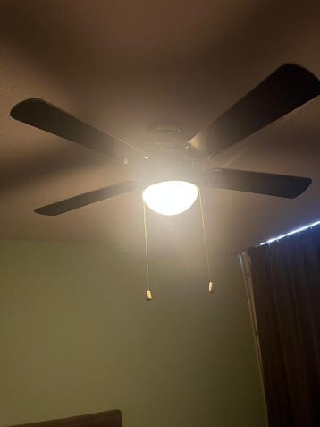 Plafondventilators met verlichting gratis af te halen