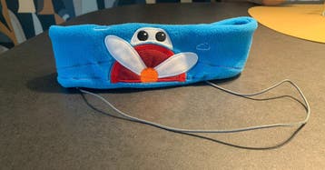Koptelefoon Snuggly Rascals blauw vliegtuig
