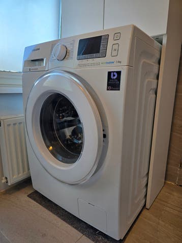 Samsung WF71F5E5P4W - Eco Bubble - VERWARMT NIET