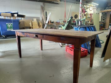 Mooie brocante tafel