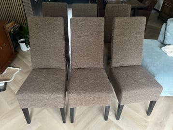 6 Eetkamerstoelen GRATIS