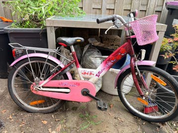Kinderfiets 22 inch- kettingkast kapot