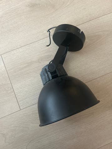 Zwarte verstelbare spotlamp - Plafond/Wand