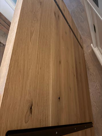 Robuust eikenhouten tafel