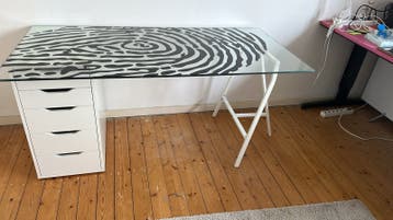 Gratis IKEA Glasplaat met print (73x150 cm)