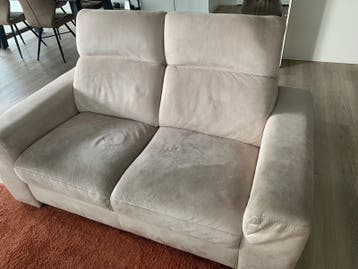 Comfortabele 2-zitsbank en fauteuil - Zo goed als nieuw