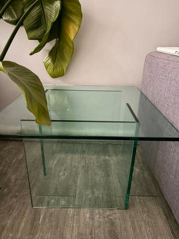 Glazen salontafel/bijzettafel