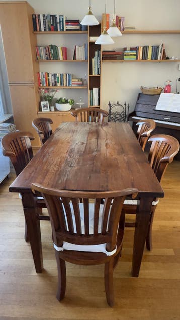 Mooie teakhouten tafel 170x90 cm GRATIS ophalen