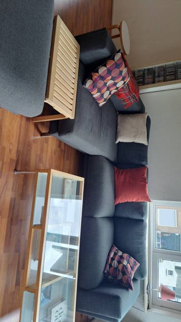 Comfortabele Grijze Hoekbank