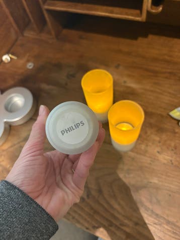 Philips Oplaadbare lampjes /kunstkaarsen