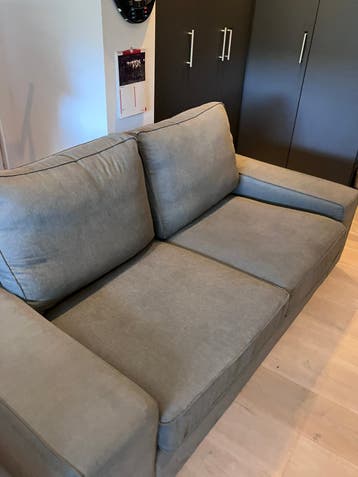 Antraciet grijs bankje 1.90 meter zgan