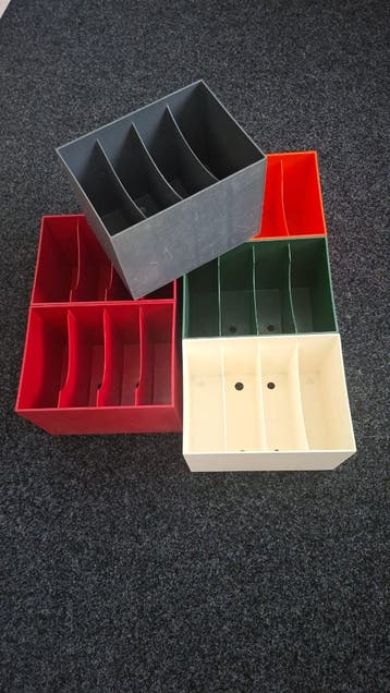 5 vintage boxen voor vinyl singles