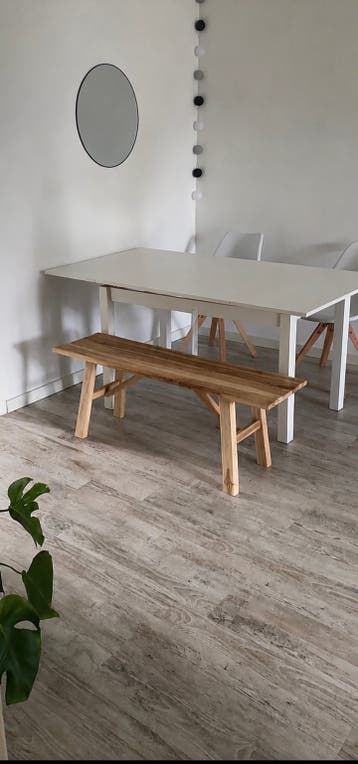 GRATIS inklapbare Eettafelset (tafel/stoelen/bankje)