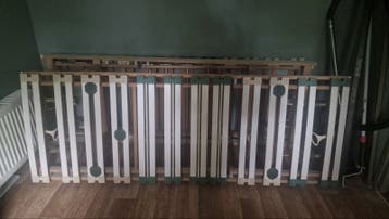 *GRATIS* 2 verstelbare lattenbodems van 70x200cm