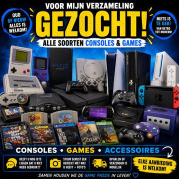 GEZOCHT ALLE GAMES EN CONSOLES