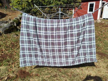 Dekbed 200x200 met flanelen hoes
