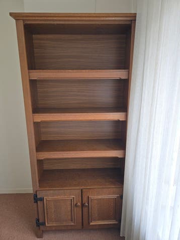 GRATIS eikenhouten boekenkast, kast, kasten, meubels, meubel
