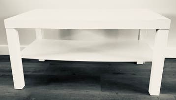 Tafel, hoektafel met wielen en tv meubel