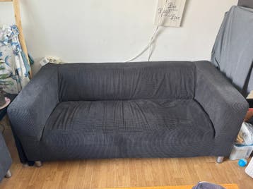 Klippan bank zwart 2x